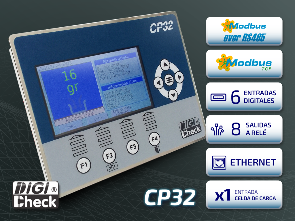 Nuevo controlador de peso CP32